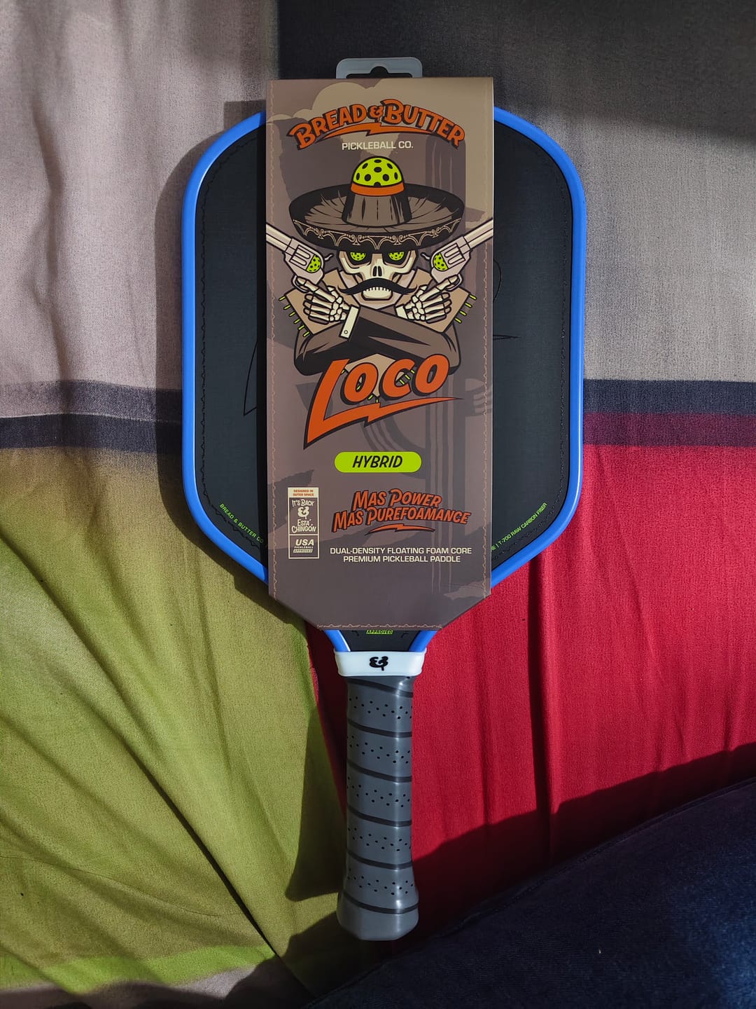 Customer photo review of The Loco 16mm Pickleball Paddle Hybrid