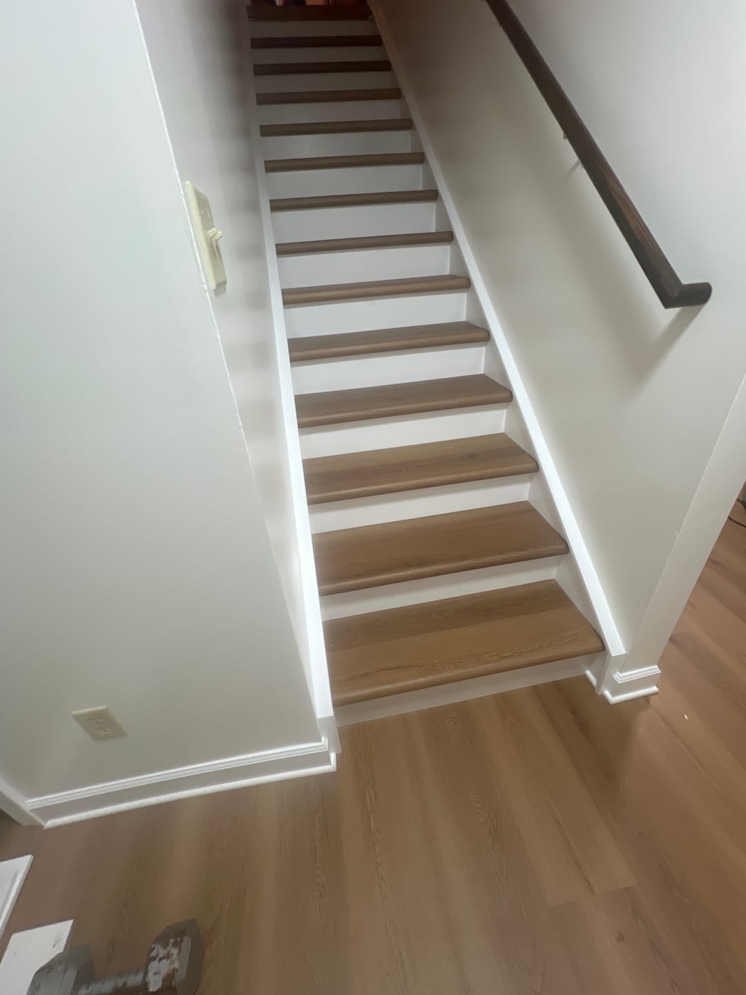 Customer photo review of Hill Valley Oak Stair Tread