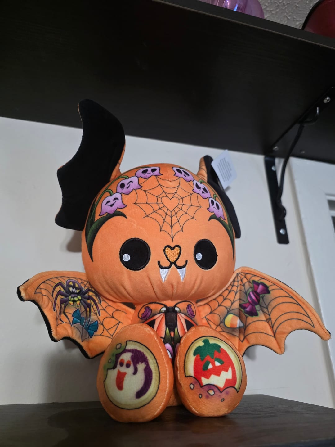 Customer photo review of Pumpkin the Bat Plushie