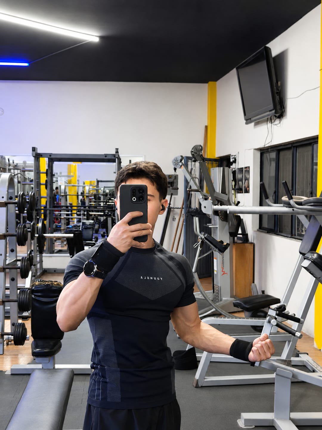 Customer photo review of 4294 - Apex Compression Tees