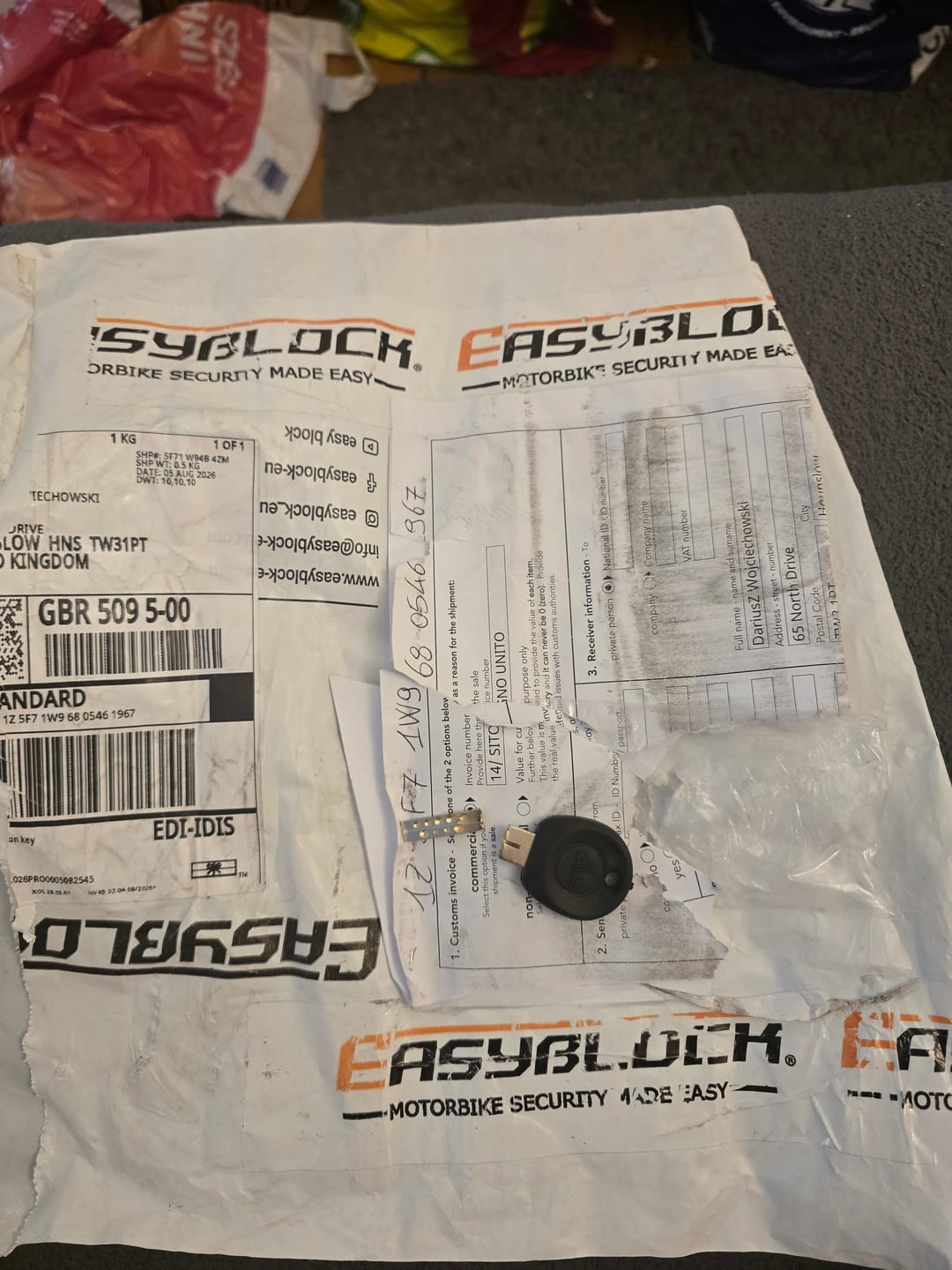 Customer photo review of Duplicato Chiavi EasyBlock