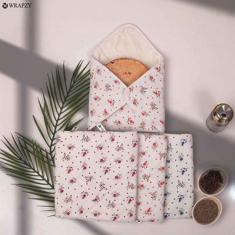 Customer photo review of Wrapzy Pure Cotton Roti Cover