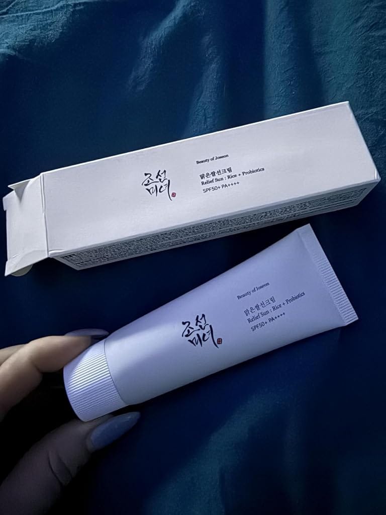 Customer photo review of Pack of Two - Beauty of Joseon Relief Sun: Rice + Probiotics