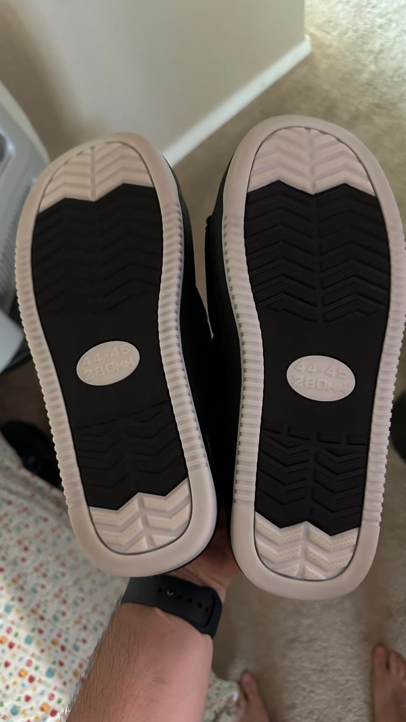 Customer photo review of Diabetic Slippers for Swollen and Sensitive Feet