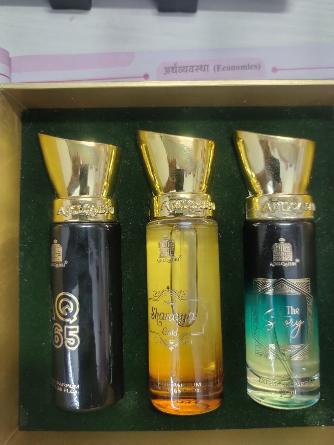 Customer photo review of Legendary Gift Set 3 Pcs Set of Premium Perfume Spray