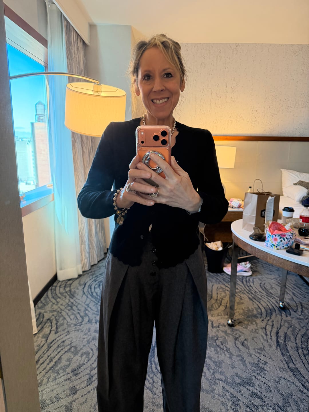 Customer photo review of Aelfric Eden Pleated Baggy Barrel Pants