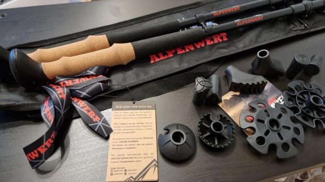 Customer photo review of Teleskop Wanderstöcke