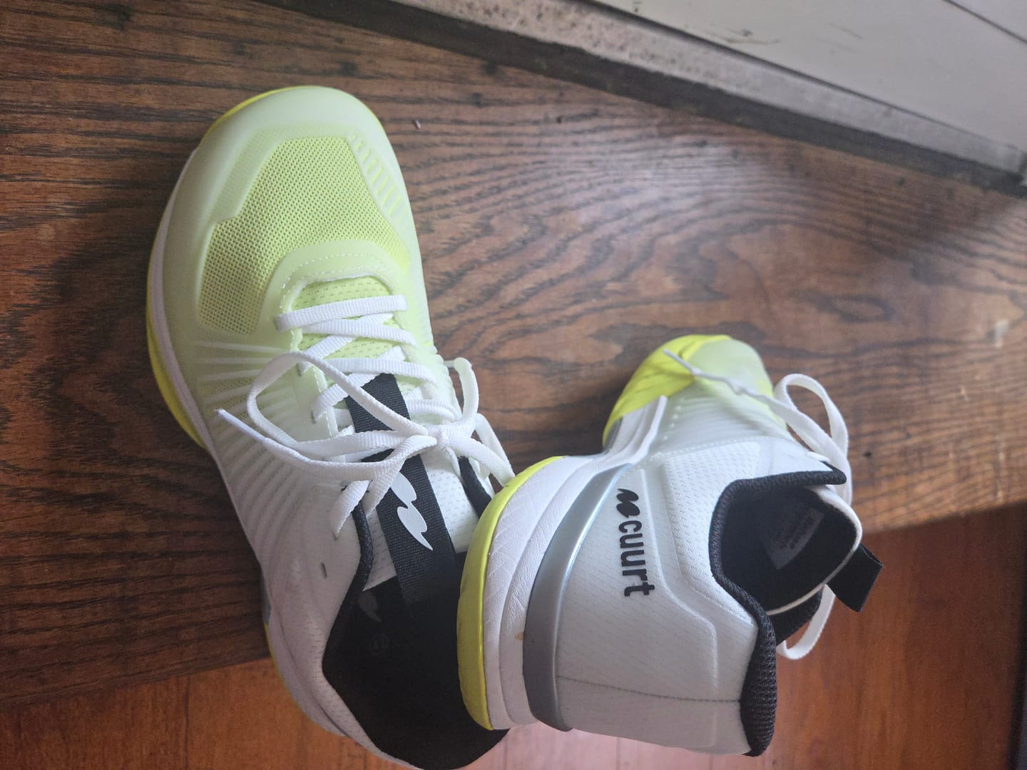 Customer photo review of CUURT Momentum - Wide Toe Box Court Shoes (Unisex)