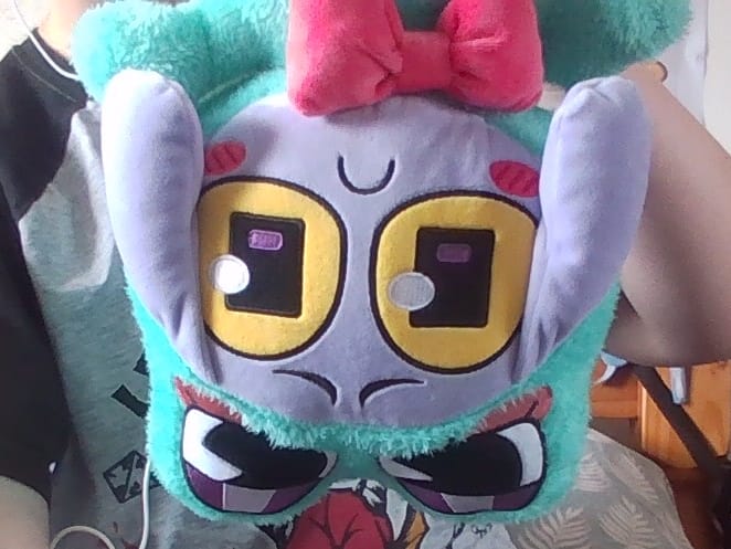 Customer photo review of Ribbit-Suit Jax Plush