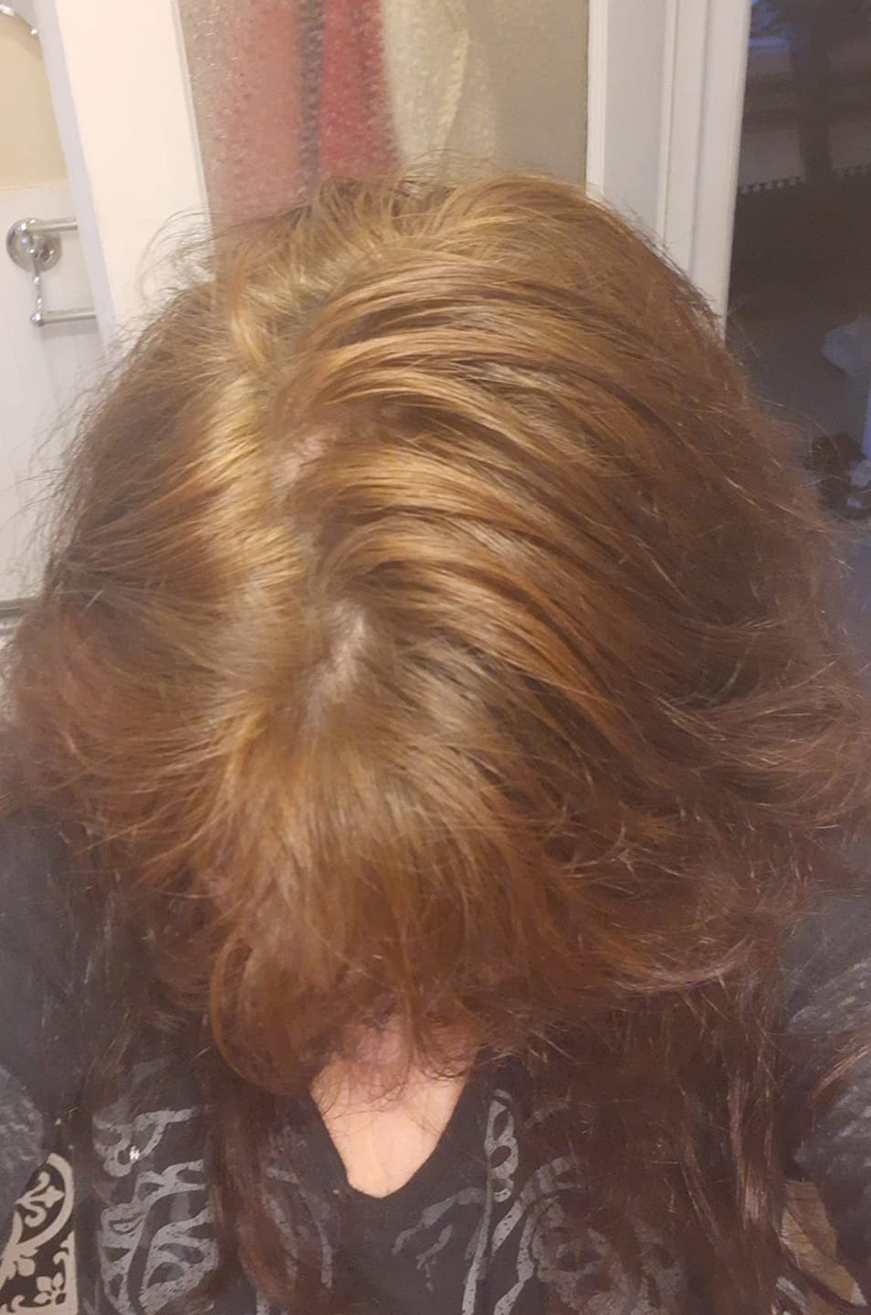 Customer photo review of Nutri Glow Organic Indigo Powder