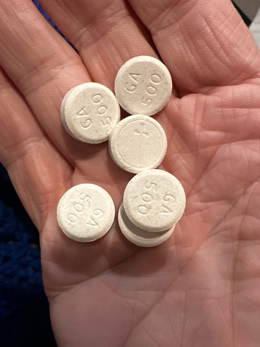 Customer photo review of Gaviscon Advance Mint Chewable Tablets 60 Tablets