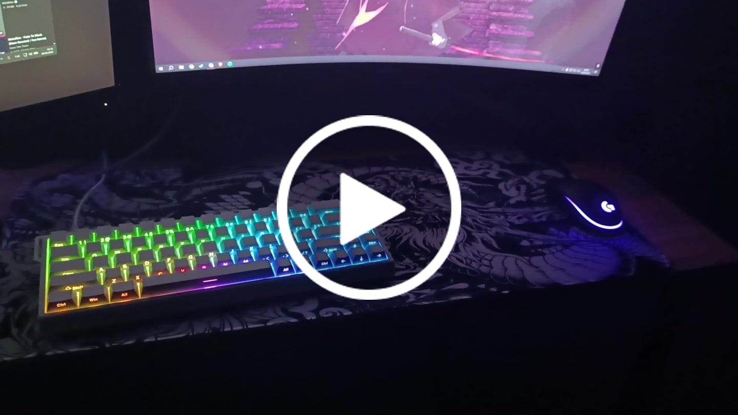 Customer video review of FGG Madlions MAD60/68 Klavye (Manyetik Switch / HE)