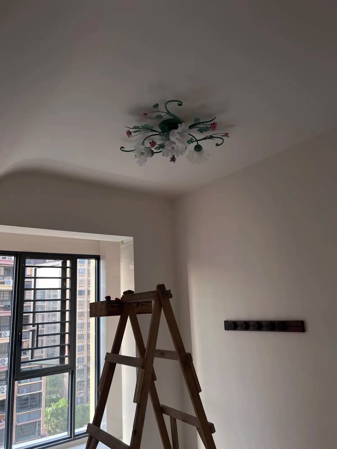 Customer photo review of Glass Rose Ceiling Lamp