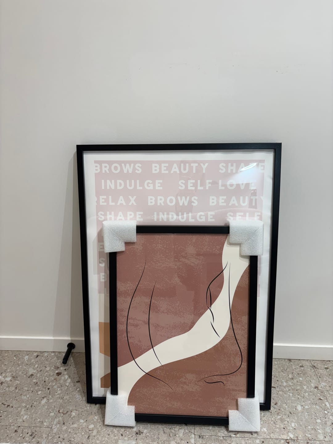 Customer photo review of Blush Line Body I Art Print