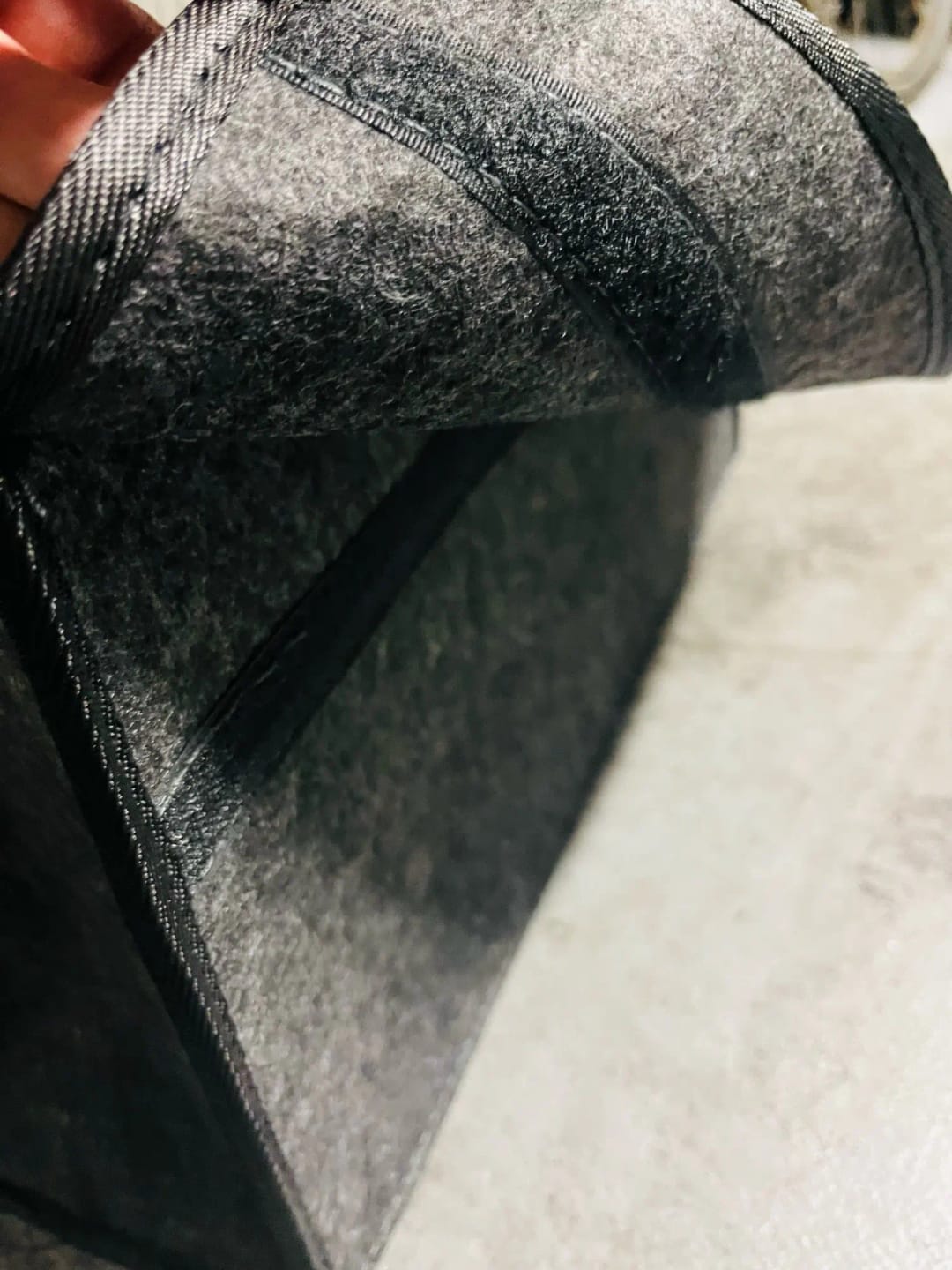 Customer photo review of Car Storage Box, Portable, Foldable Car Trunk Organizer, Felt Cloth Storage Box, Car Interior Tidying Container, Car Organizer