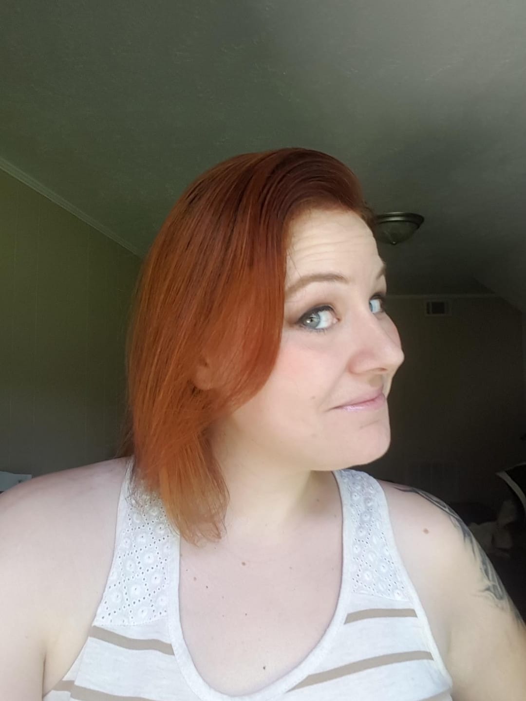 Customer photo review of Nutri Glow Organic Henna Powder
