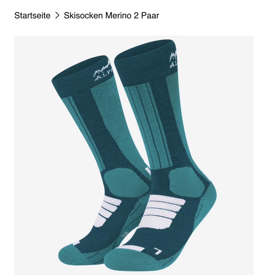 Customer photo review of Skisocken Merino 2 Paar