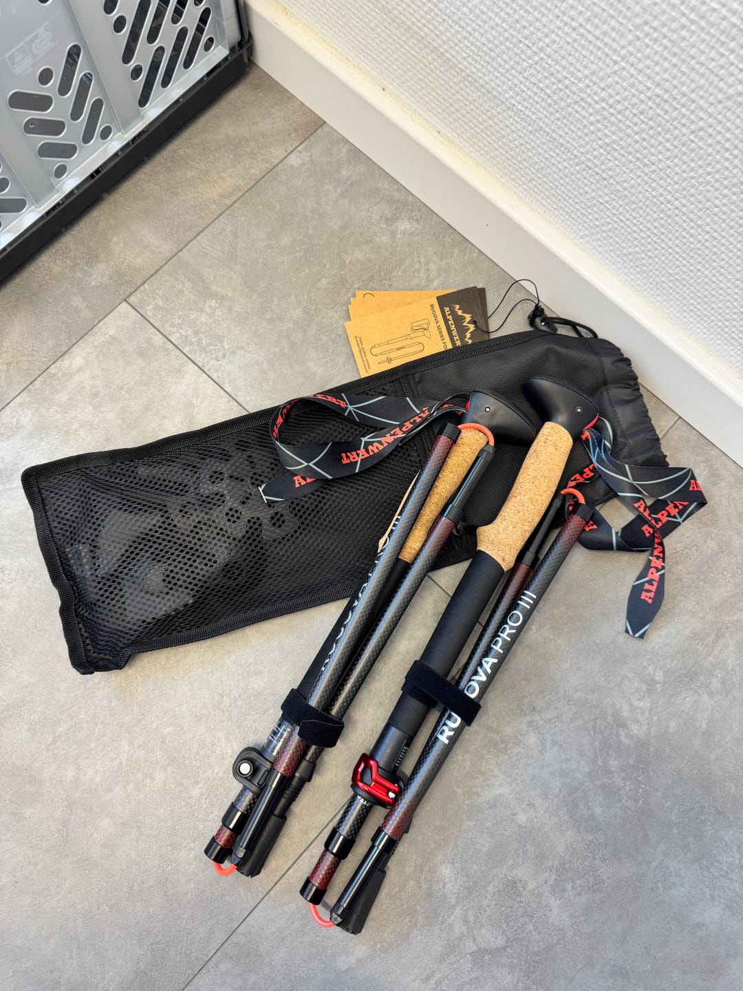Customer photo review of Wanderstöcke Rugova Pro 3 faltbar & höhenverstellbar – Leicht & stabil