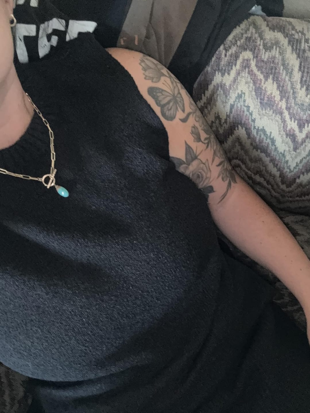 Customer photo review of EaseKnit Sleeveless Lounge Set