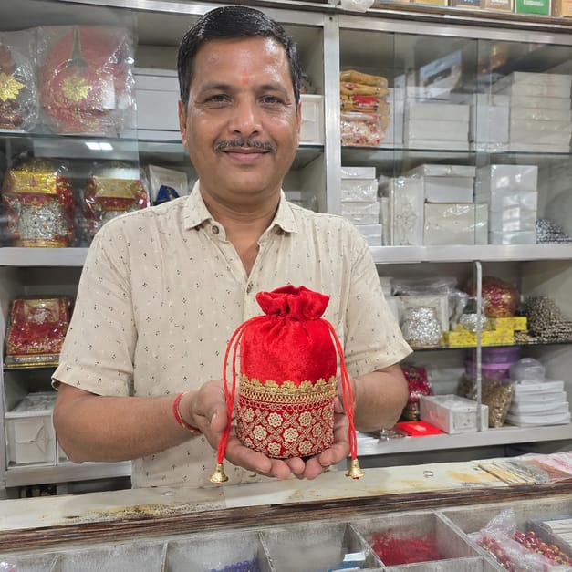 Customer photo review of Laxmi Potli