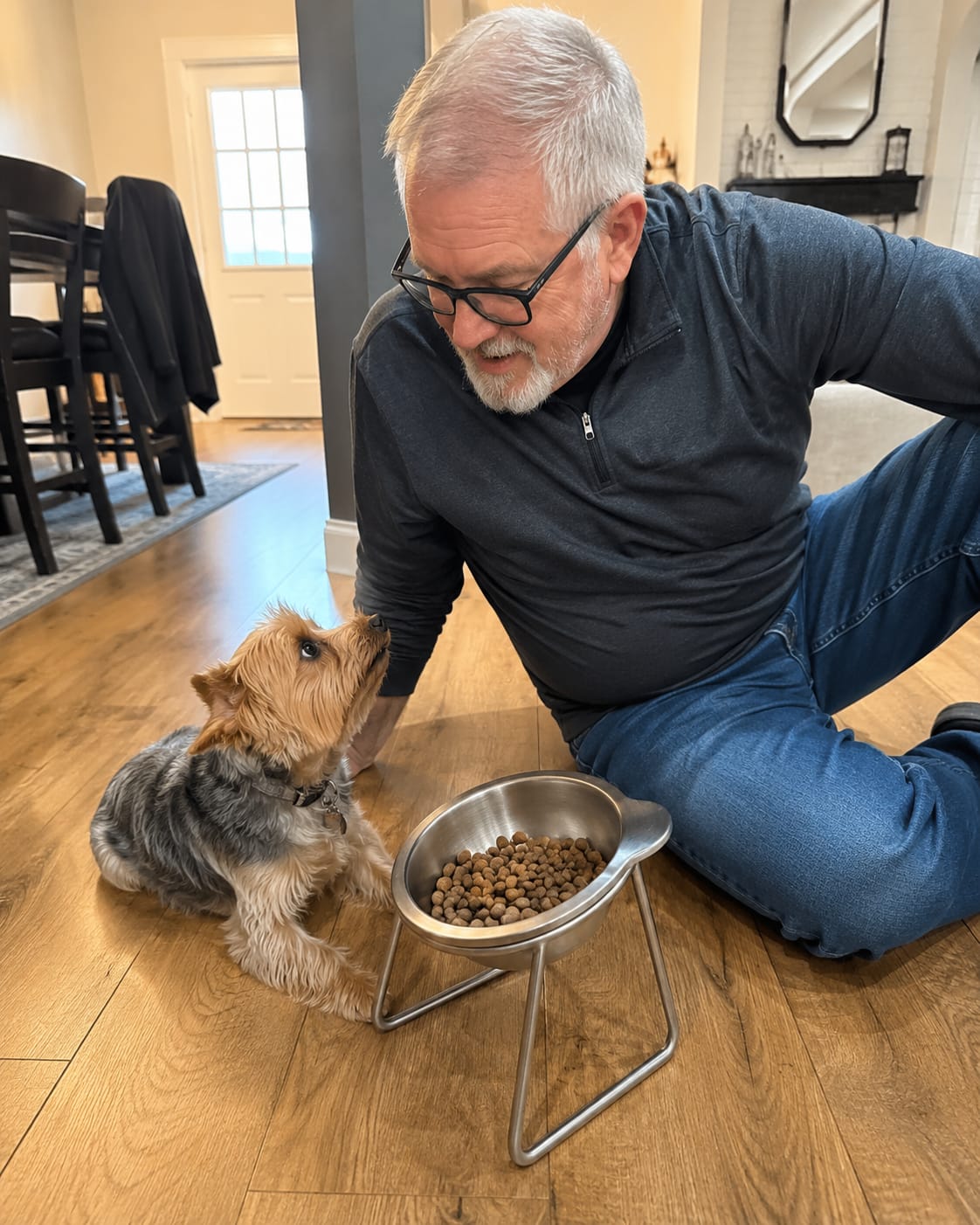 Customer photo review of Somnair™ Elevated Dog Bowl