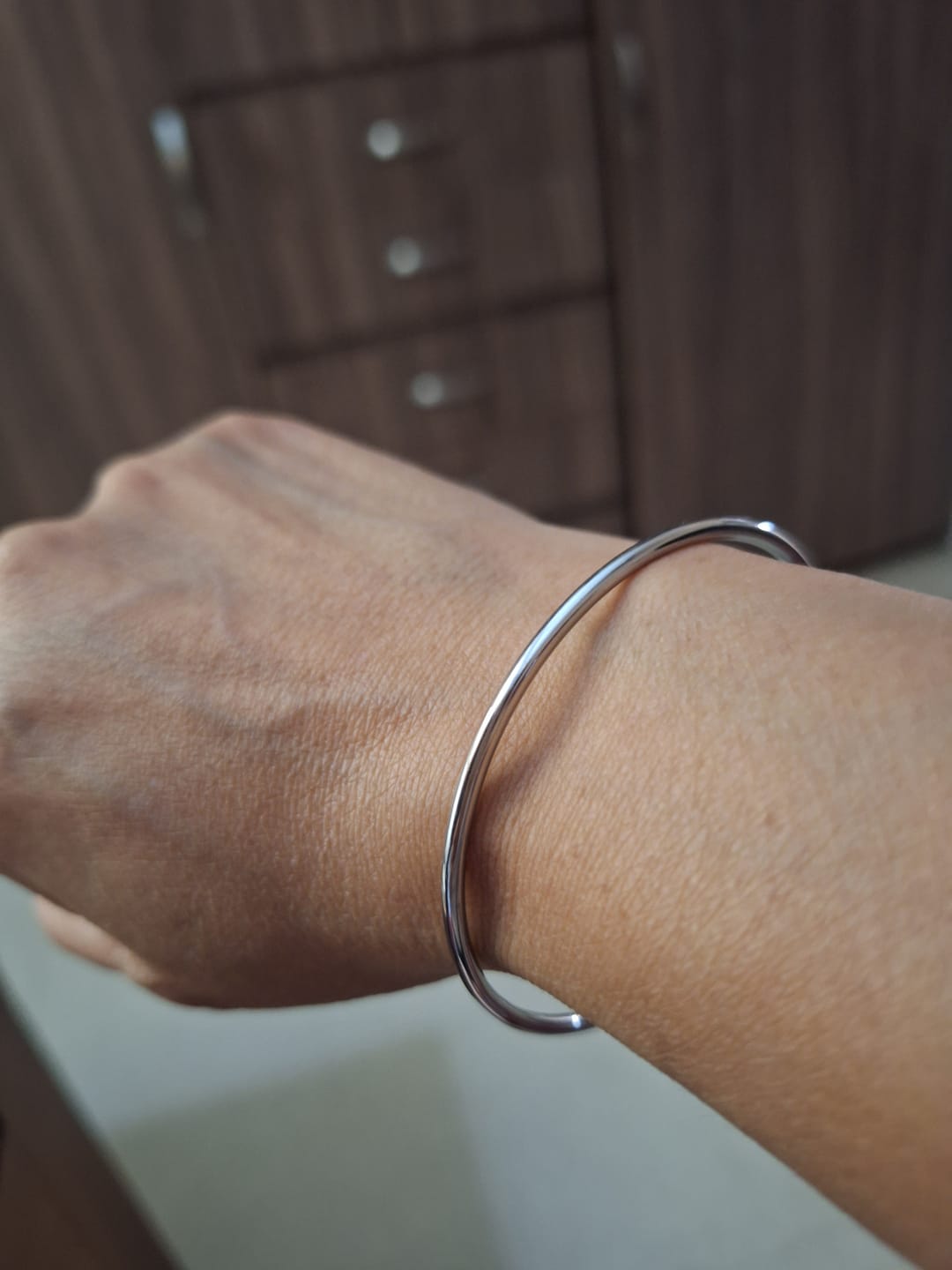Customer photo review of Brazalete Delgado Cerrado