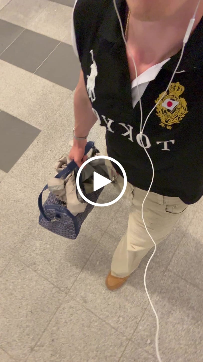 Customer video review of Herringbone Pants Beige