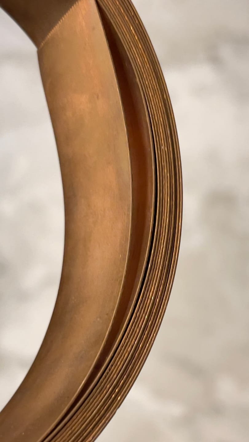 Customer photo review of Pure Copper Metal Strip – Vastu Remedy for North-East Toilet Dosh & Extension Corrections | Ideal for Walls, Floors & Doorways | 1 mm Thickness | 8-100 Feet Lengths