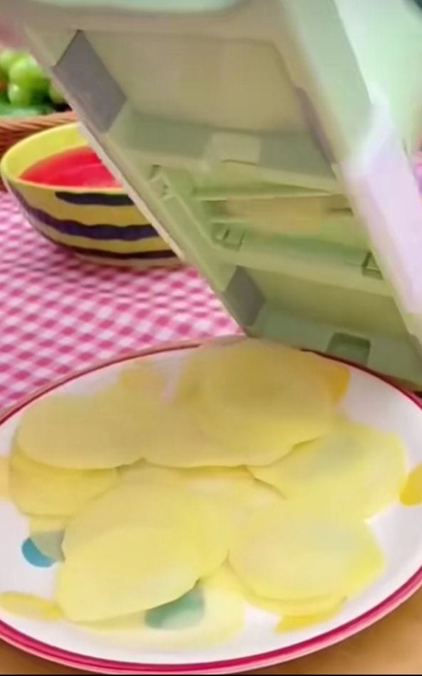 Customer photo review of 5 in 1 Vegetable Cutter and Slicer