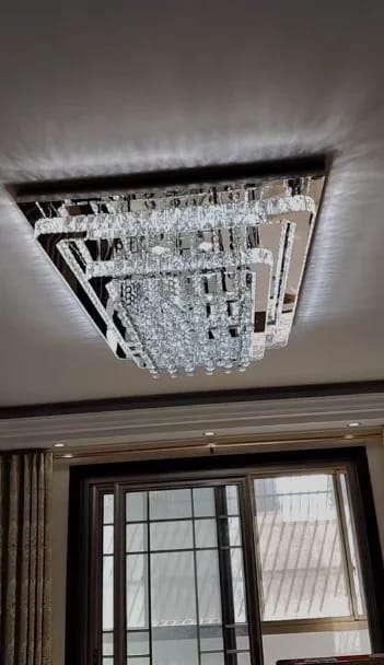 Customer photo review of Crystal LED Chandelier