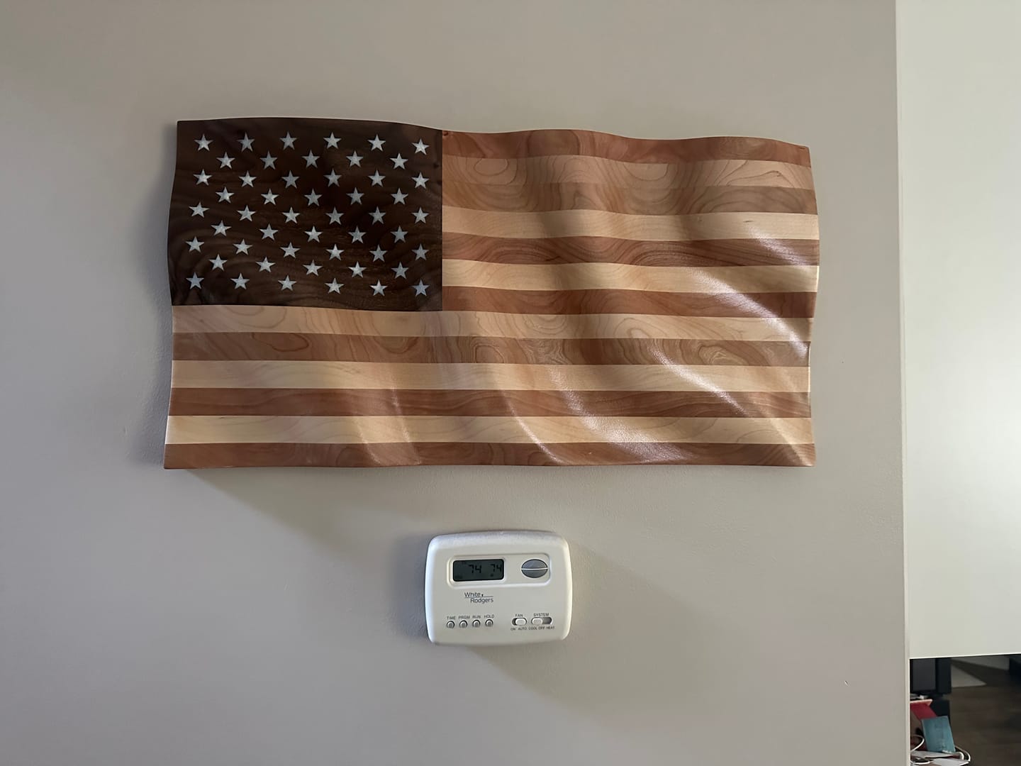 Customer photo review of Wavy USA Flag CNC Kit