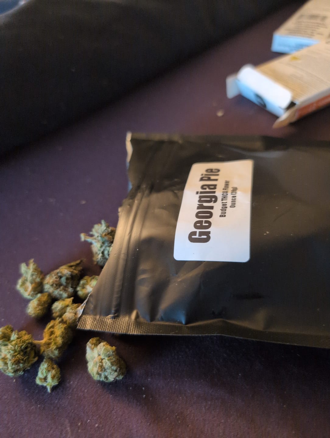 Customer photo review of Georgia Pie THCA Flower (Budget)