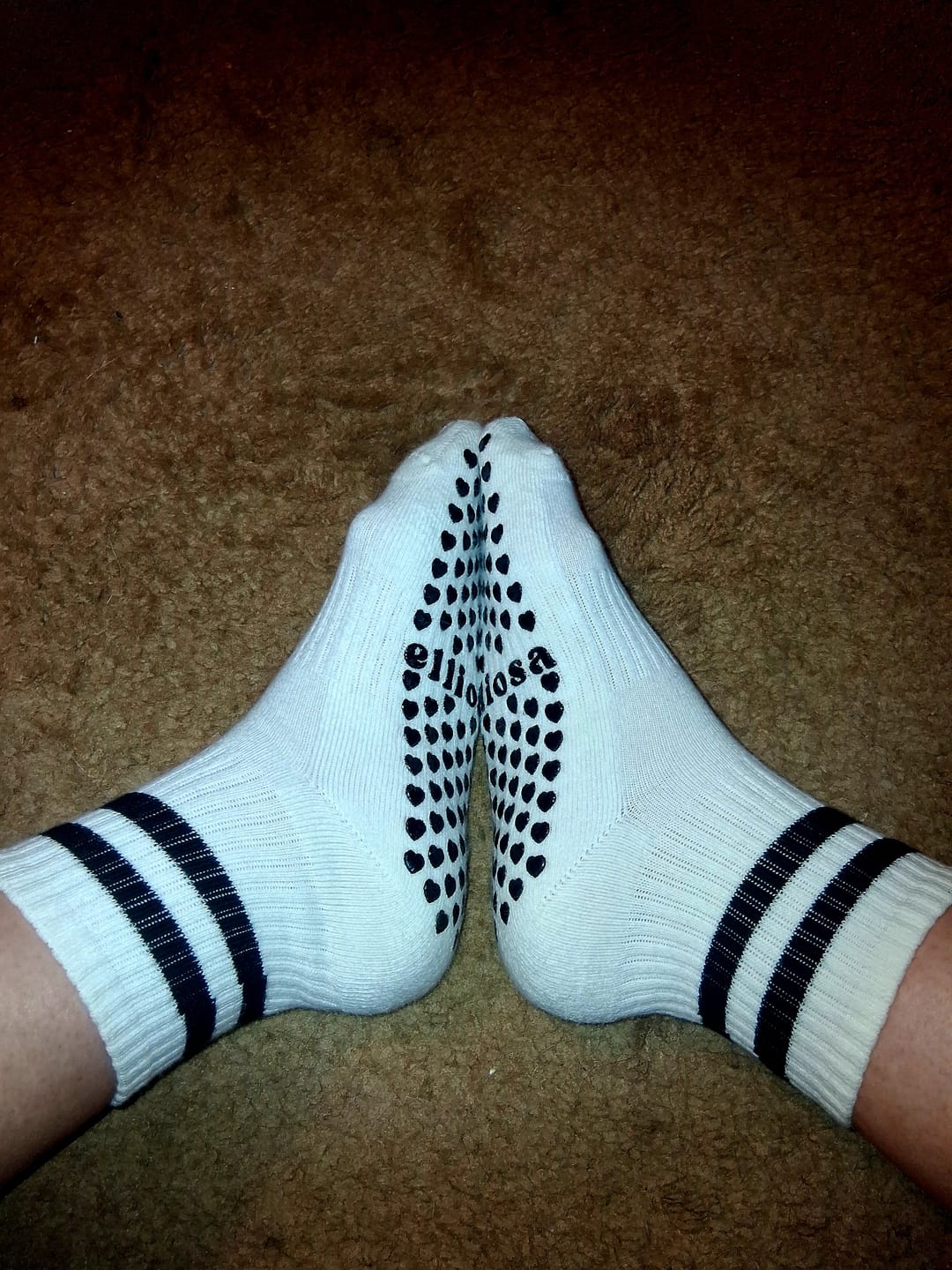 Customer photo review of Grip Stripes - Coconut Cream