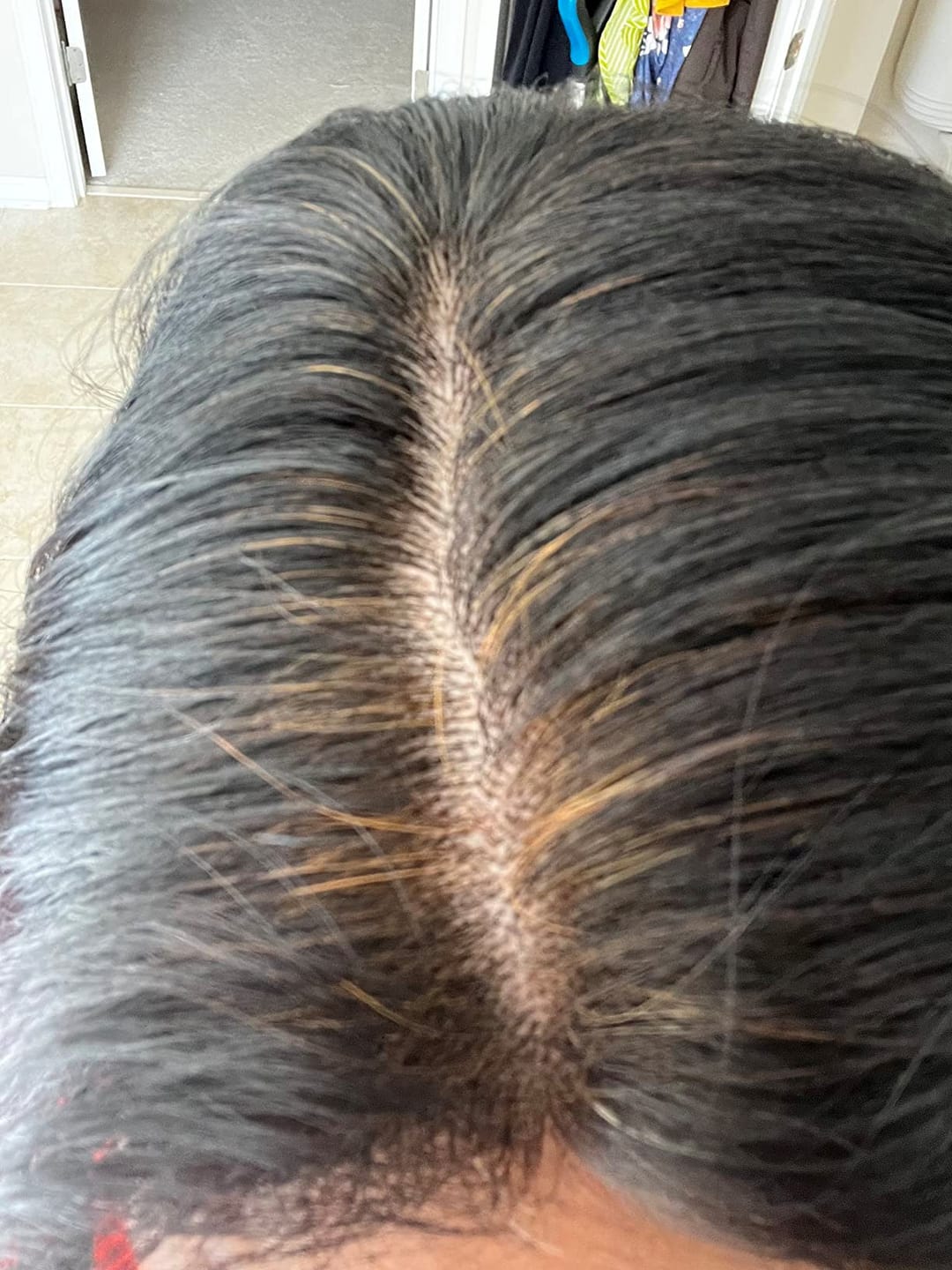 Customer photo review of Nutri Glow Organic Indigo Powder