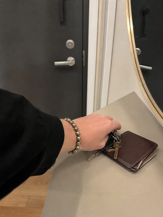 Customer photo review of Pyrite Bracelet – Natural Prosperity & Confidence Gemstone Bracelet
