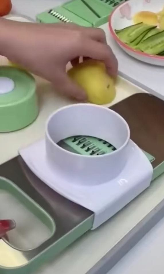 Customer photo review of 5 in 1 Vegetable Cutter and Slicer