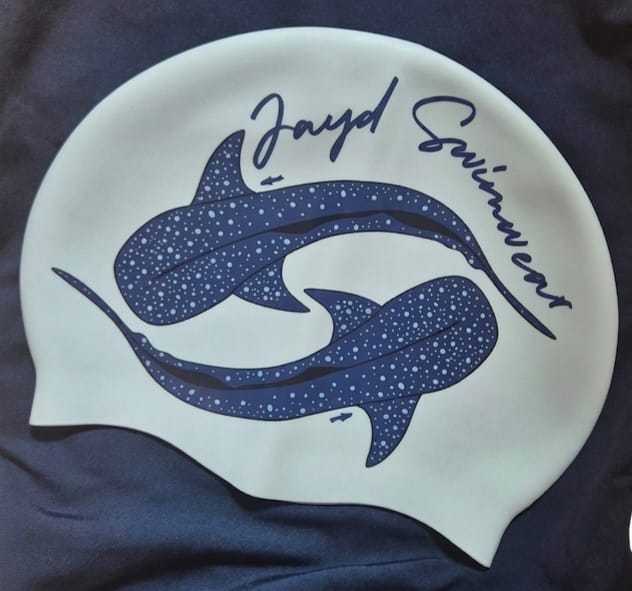 Customer photo review of JAYD Swim Cap - Magic