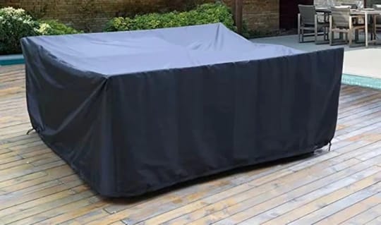 Customer photo review of Waterproof Outdoor Furniture Cover for Patio Sets