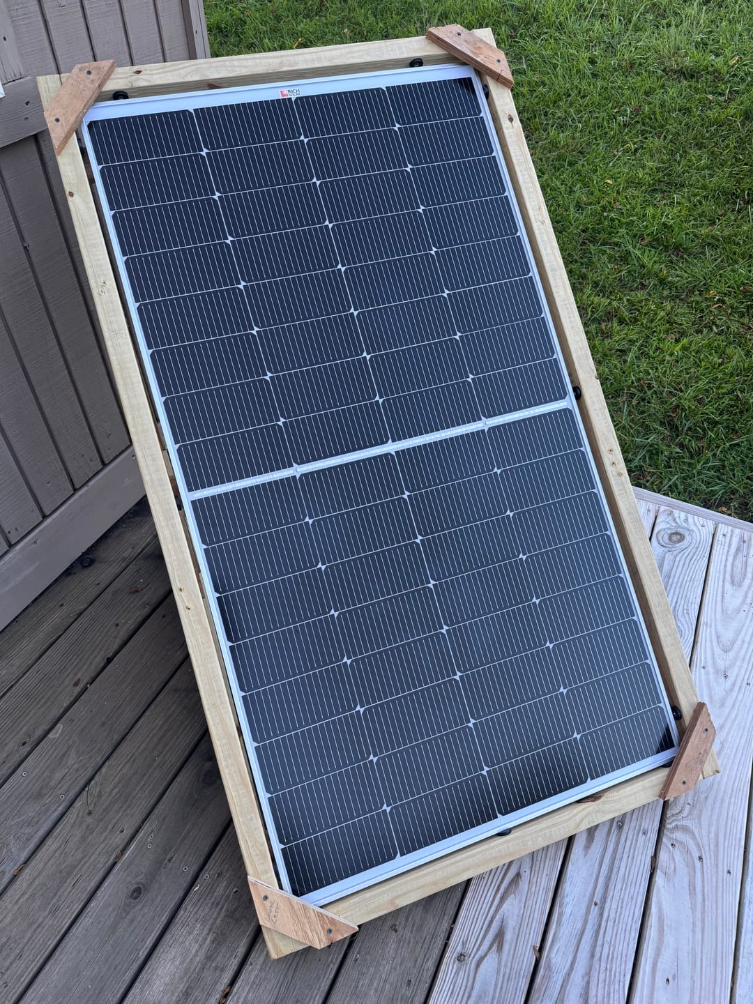 Customer photo review of MEGA 220 | 220 Watt Solar Panel | Premium 12V Off-Grid Solar Panel for RVs, Cabins, Boats | 25-Year Output Warranty | UL Certified