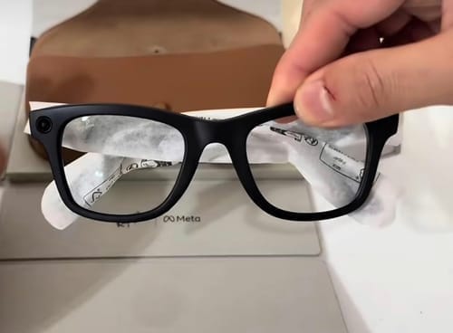 Customer photo review of Meta Ray Gen 2  Smart Glasses