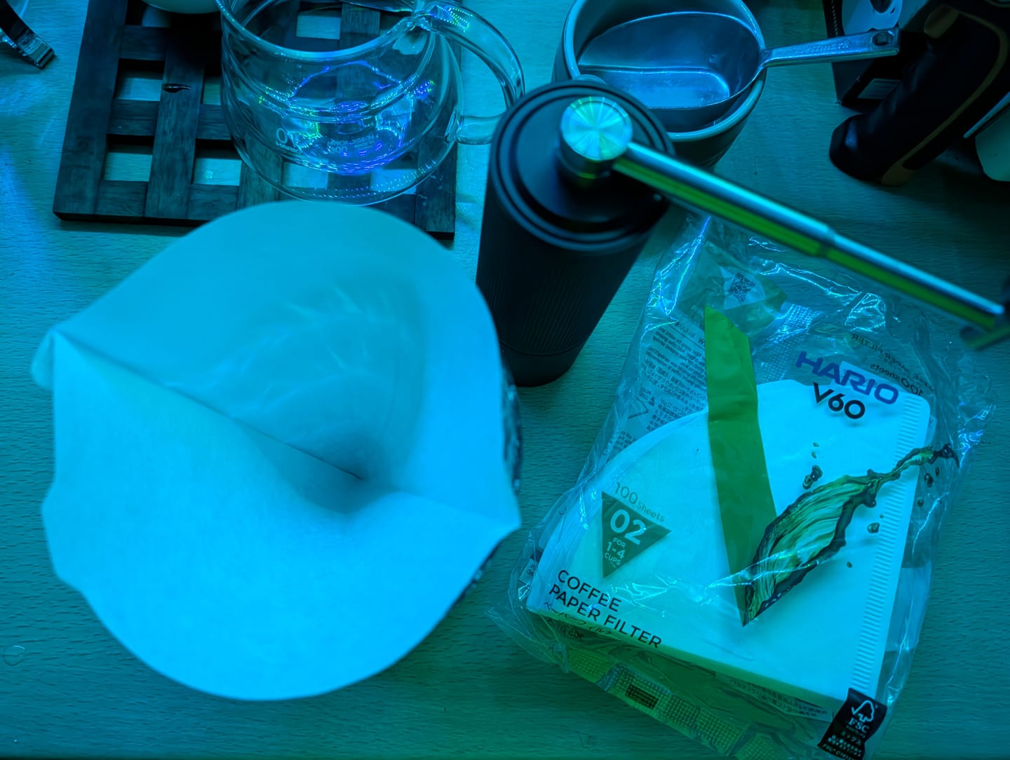 Customer photo review of Hario Papierfilter für den 02 Dripper White (Weiß)