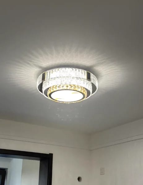Customer photo review of Gold K9 Crystal Chandelier