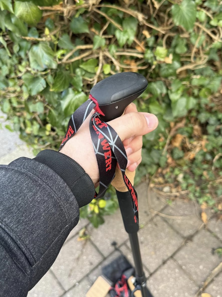 Customer photo review of Teleskop Wanderstöcke