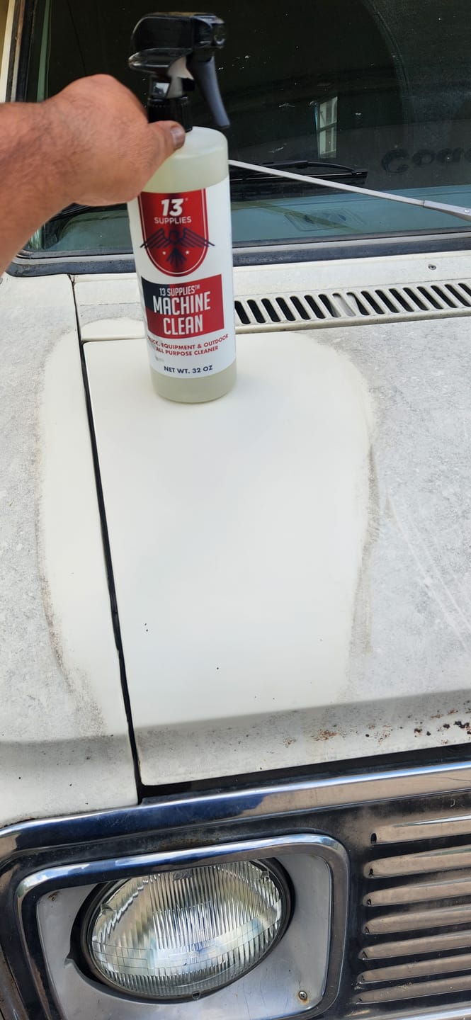Customer photo review of 13 Supplies® Machine Clean: All Purpose Cleaner