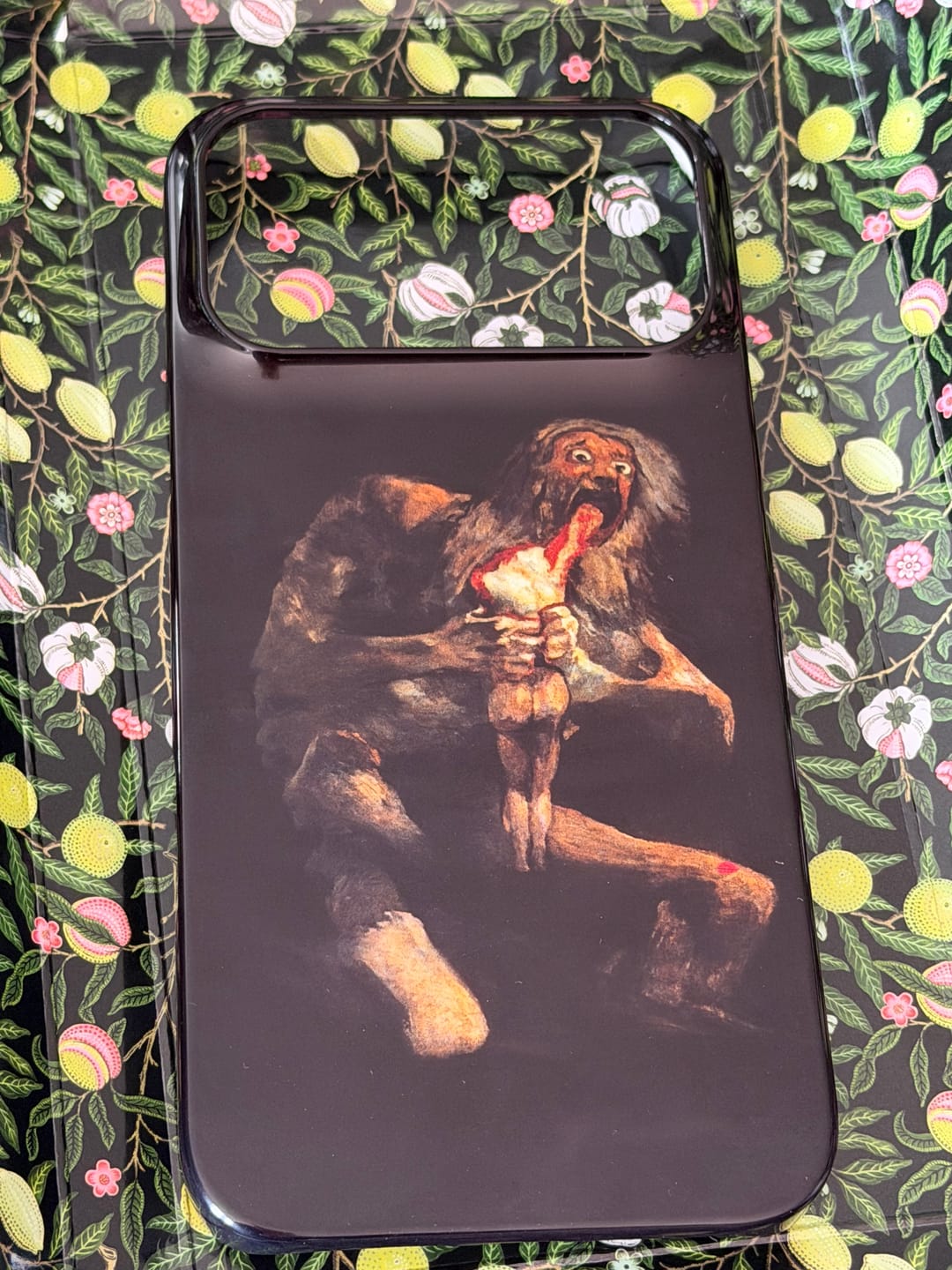 Customer photo review of Saturn Devouring His Son by Goya - iPhone Slim Case