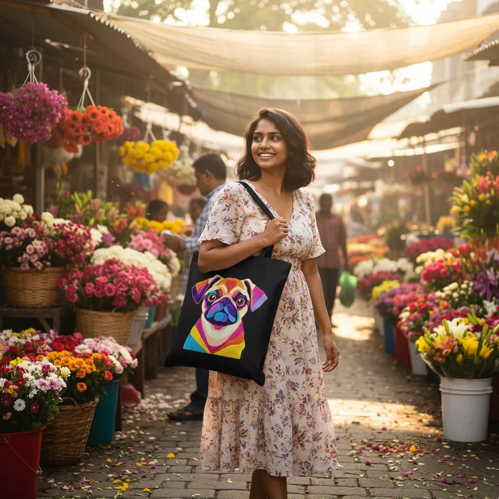 Customer photo review of Wrapzy Classic Canvas Tote Bag