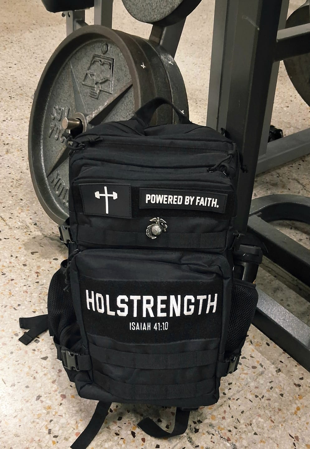 Customer photo review of HolStrength 45L Tactical Backpack