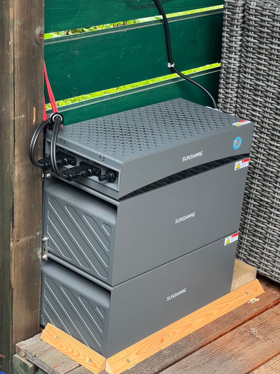 Customer photo review of 0,5m MC4-Adapterkabel für Sunshare-Stromspeicher / Mikrowechselrichter