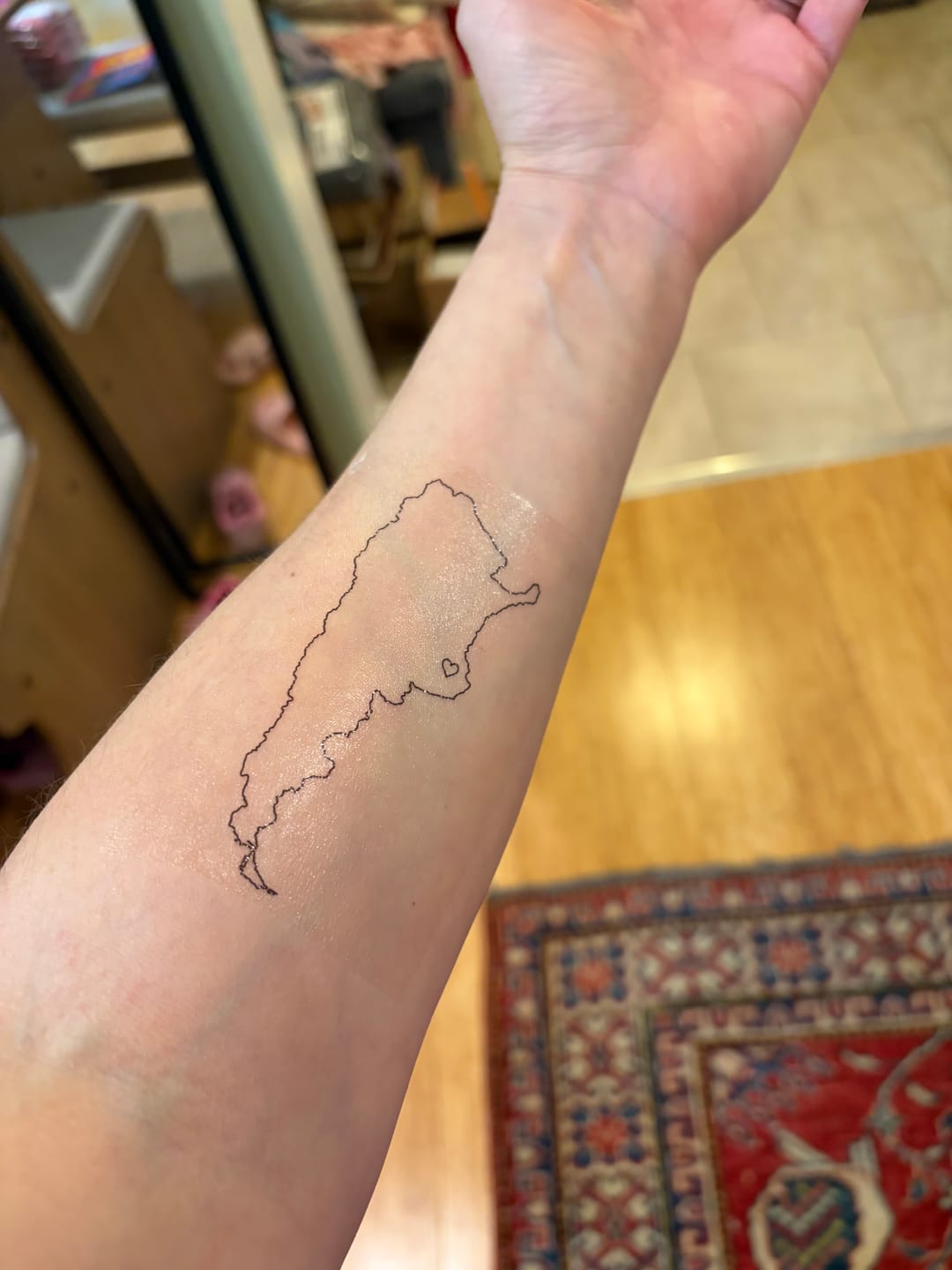 Customer photo review of Create Your Own Tattoo