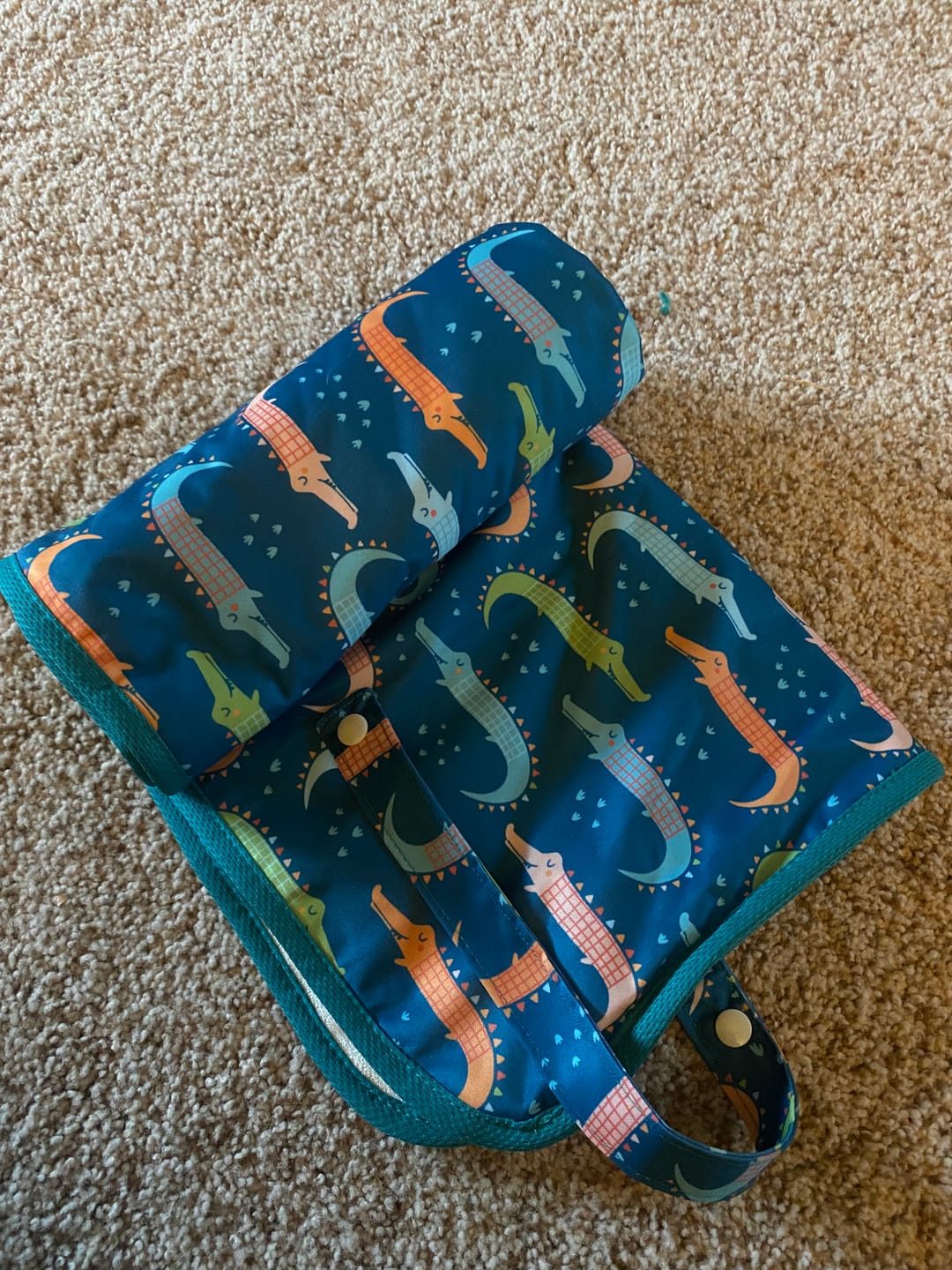 Customer photo review of Ultra-Soft Bamboo Machine Washable and Wipeable Diaper Change Mat